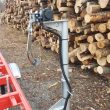 Manual logs turner with Electric winch