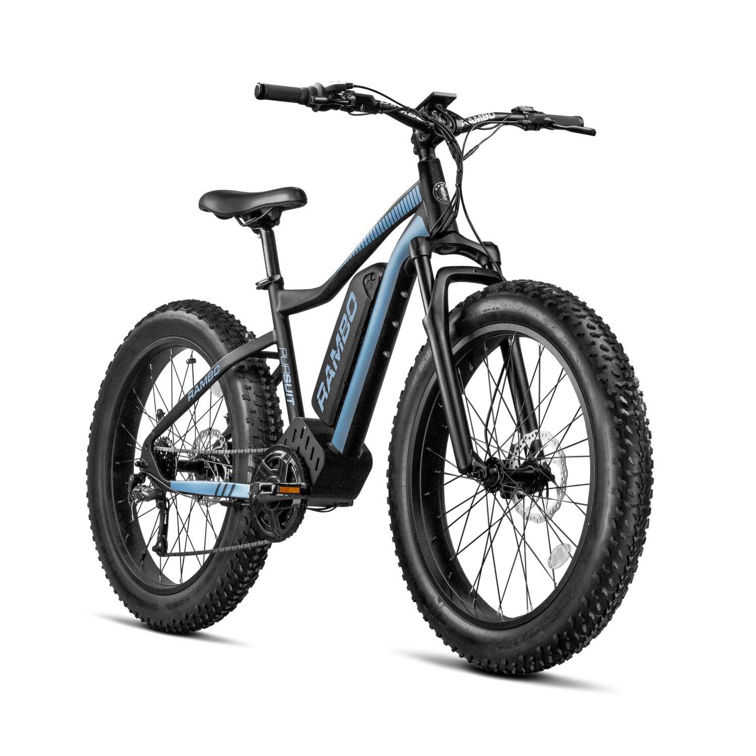 Rambo Pursuit 750w 26 Matte Black & Charcoal Rambo Pursuit 750w 26 Matte Black & Charcoal