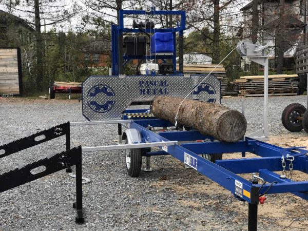 One-Way Loading Ramps + Log turner with Manual winch combo