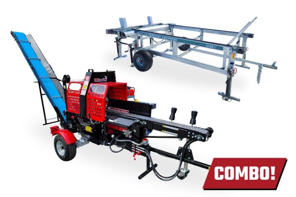 Combo Red Runner Super Deluxe + Titan Hydraulic Log Table