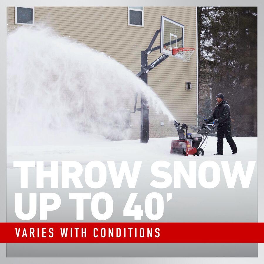 Toro 60V MAX* 24 in. (61 cm) SnowMaster® Single-Stage Snow Blower - (1) 10.0Ah & (1) 5.0Ah Batteries Included (39915)