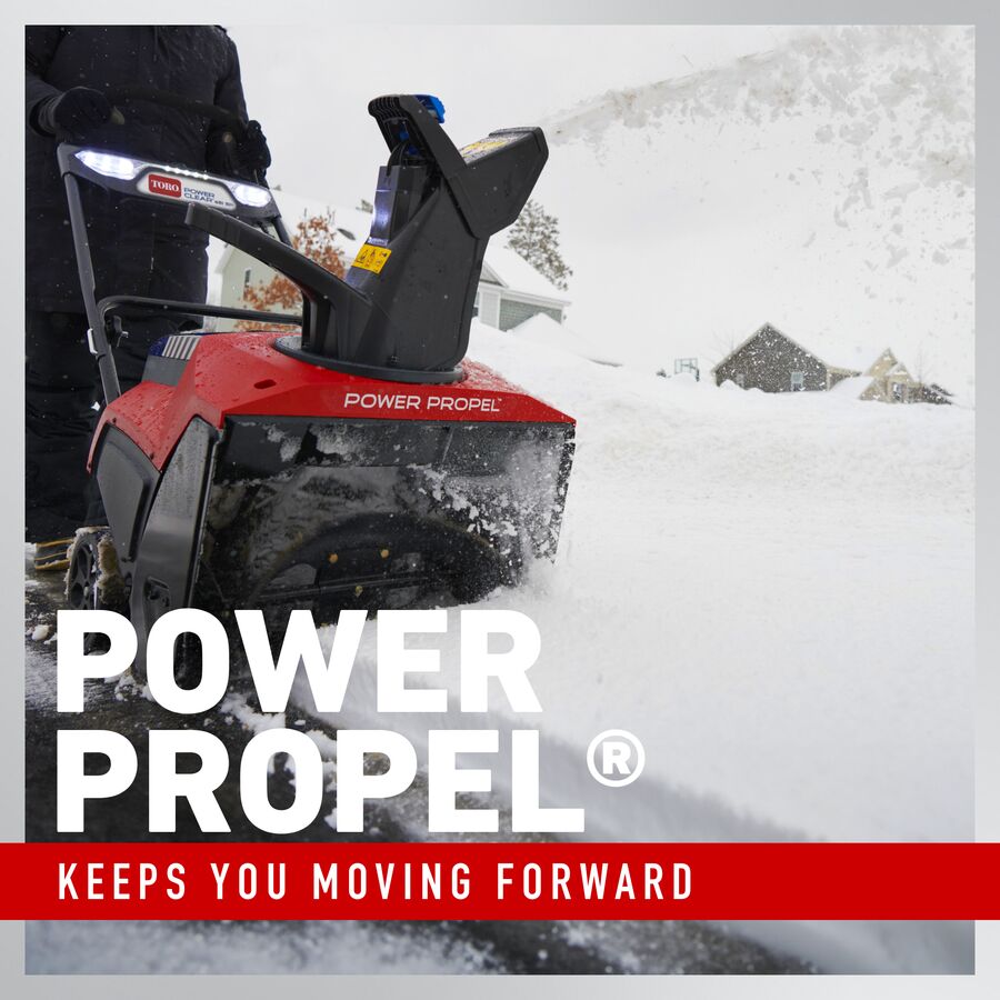 Toro 60V MAX* 21 in. (53 cm) Power Clear® Self-Propel Commercial Single-Stage Snow Blower - Battery Not Included (39922T)