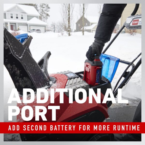 Toro 21 in. (53 cm) 60V MAX* (10Ah) Electric Battery Power Clear® Self Propel Snow Blower (39921)