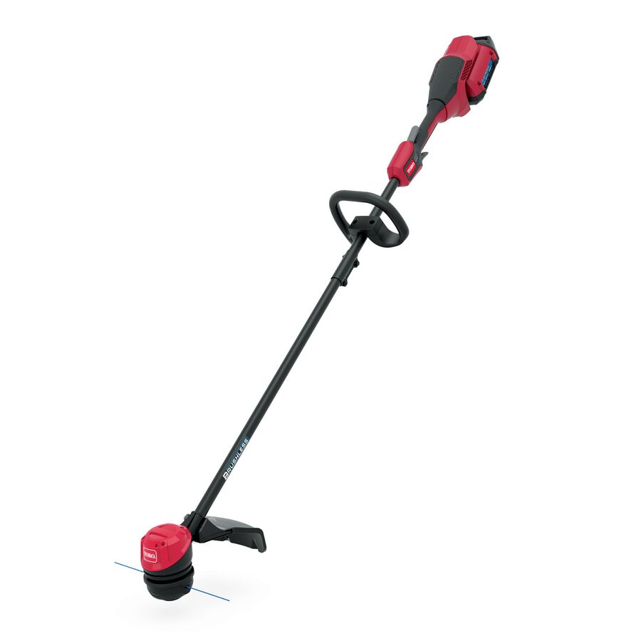 Toro 60V MAX* 15 in. (38.1 cm) Brushless String Trimmer - 2.0Ah Battery Included (51831)