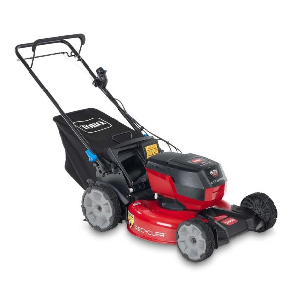 Toro 60V Max* 21 in. (53 cm) Recycler® Self-Propel w/SmartStow® Lawn Mower with 5.0Ah Battery (21326)