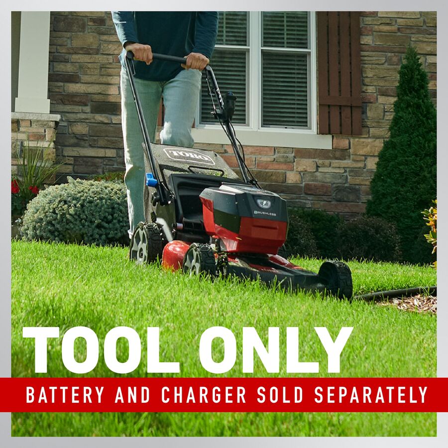 Toro 60V Max* 21 in. (53 cm) Recycler® Self-Propel Lawn Mower - Battery Not Included (21326T)