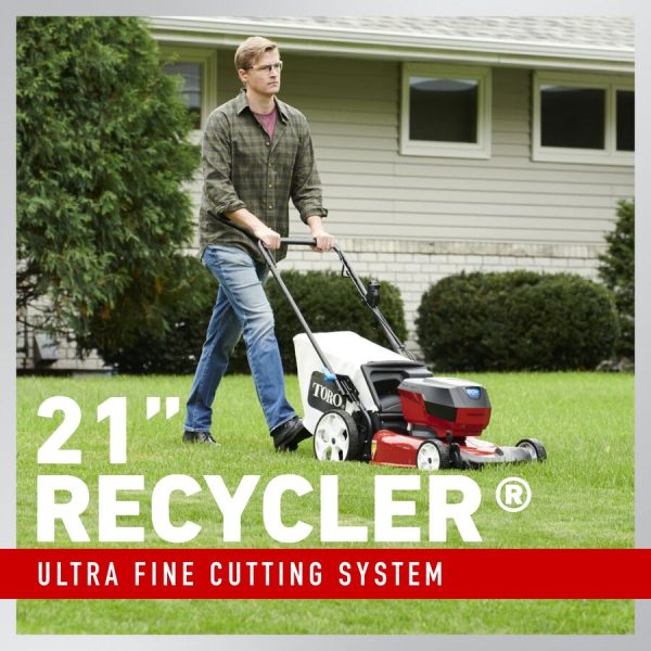 Toro 60V MAX* 21 in. (53cm) Recycler® Self-Propel Lawn Mower - 5.0Ah Battery Included (21356)