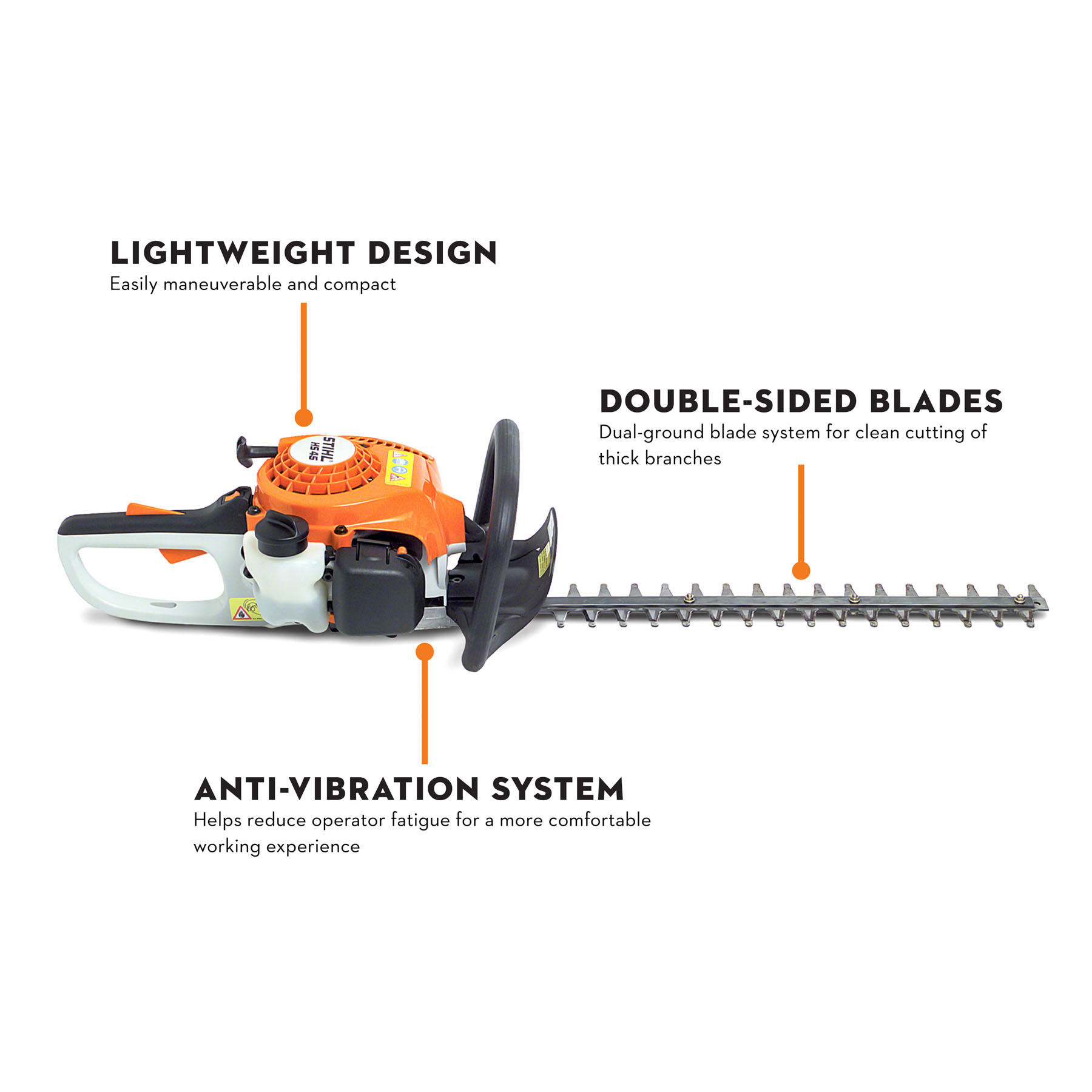 STIHL HS 45 Gasoline Hedge Trimmer