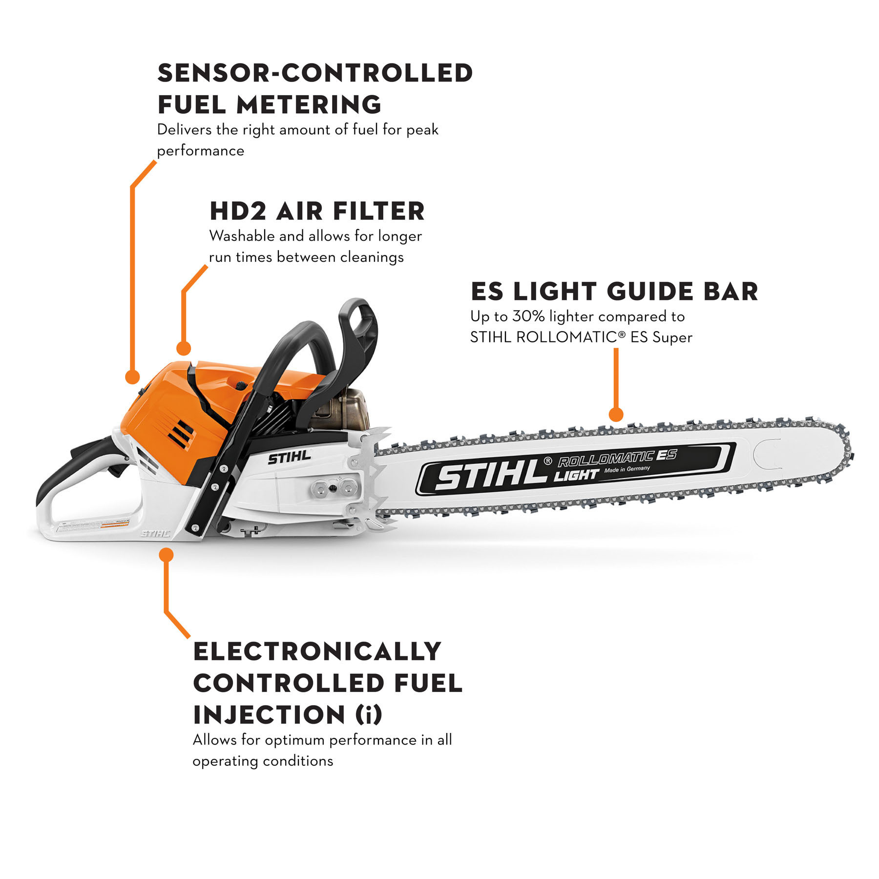 STIHL MS 500i Gasoline Chainsaw