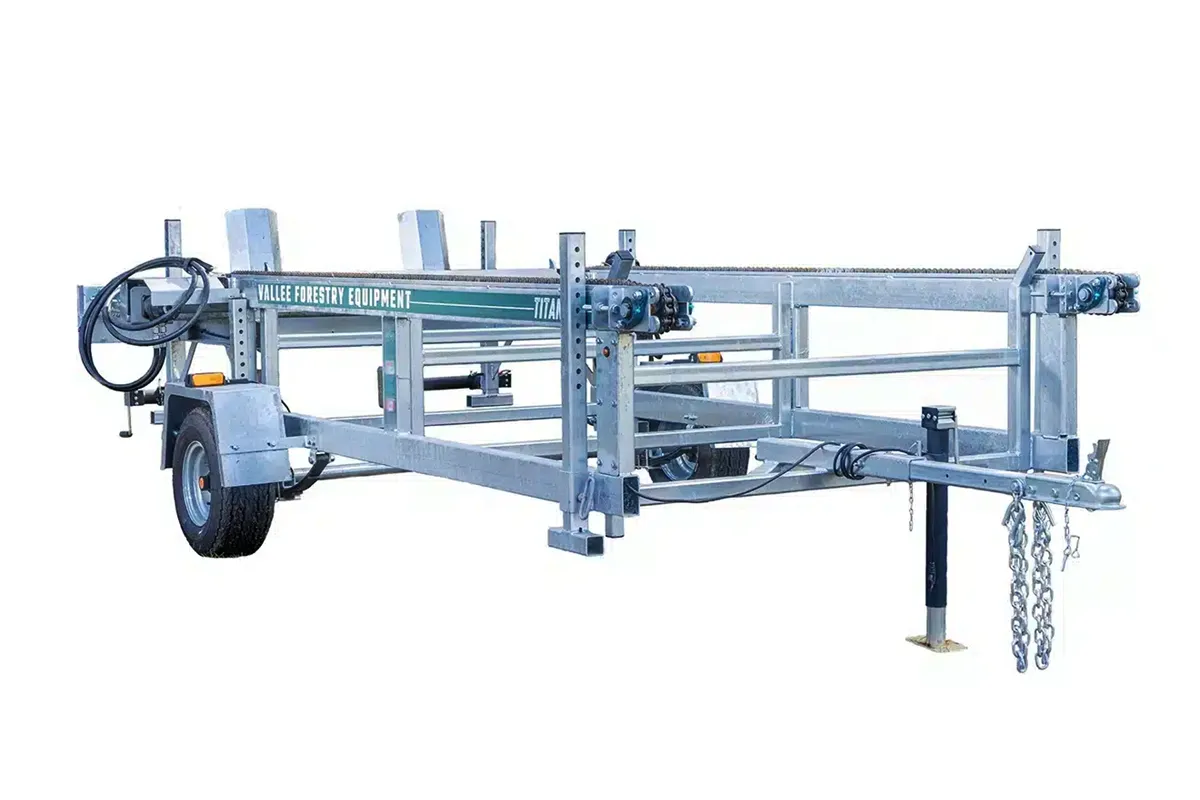 Vallee Forestry Equipment TITAN ROAD Hydraulic Infeed Log Table